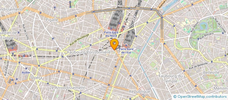 localisation de l'entreprise PLANET-INTER à PARIS