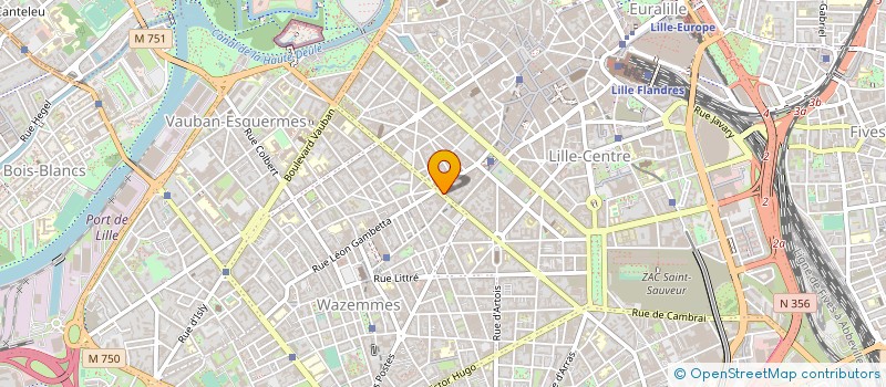 localisation de l'entreprise PLANET LASER à LILLE