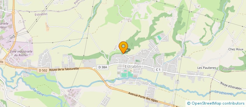 localisation de l'entreprise PLANET LINE à ESTRABLIN