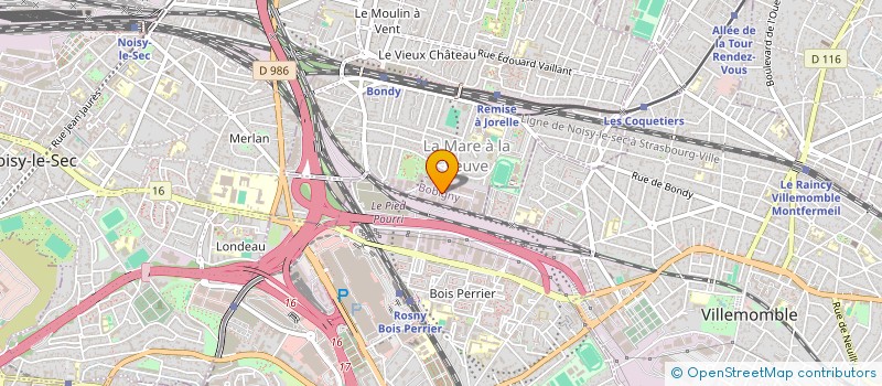 localisation de l'entreprise PLANET LIVE  BONDY