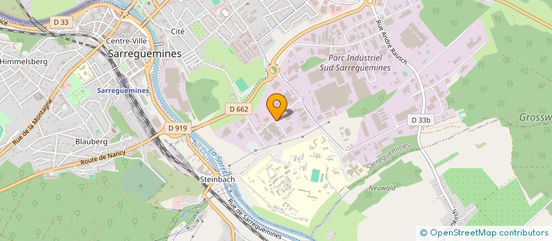 localisation de l'entreprise PLANET MOB  SARREGUEMINES