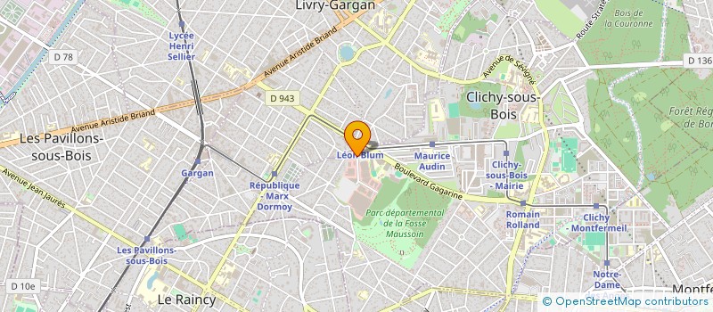 localisation de l'entreprise PLANET'MOD'EXPLOITATION à CLICHY-SOUS-BOIS