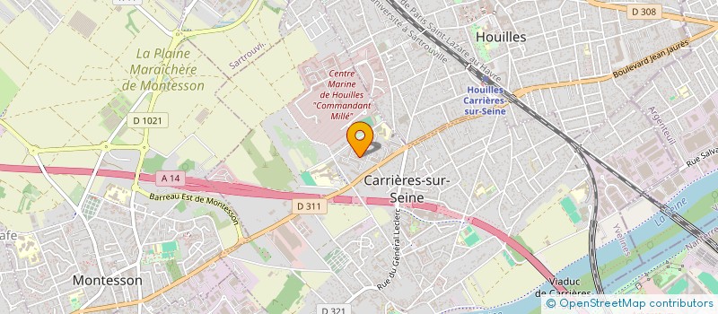 localisation de l'entreprise PLANET NET  CARRIERES-SUR-SEINE