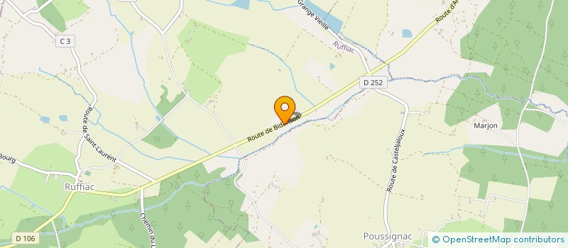 localisation de l'entreprise PLANET OF WOLFDOG  RUFFIAC