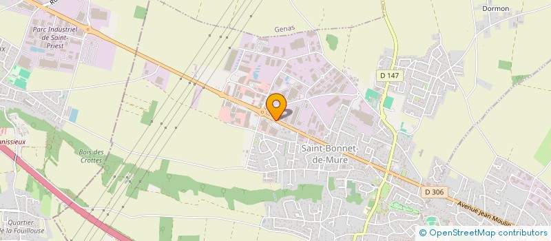 localisation de l'entreprise PLANET PHONE ST BONNET DE MURE  SAINT-BONNET-DE-MURE