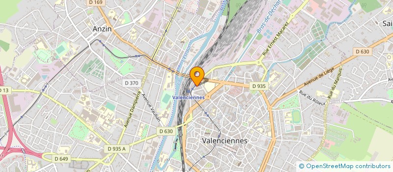 localisation de l'entreprise PLANET'PIZZA  VALENCIENNES