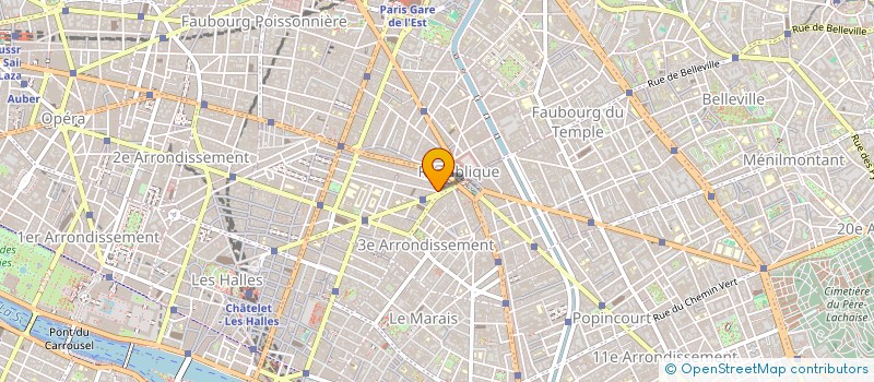 localisation de l'entreprise PLANET PRODUCTIONS à PARIS