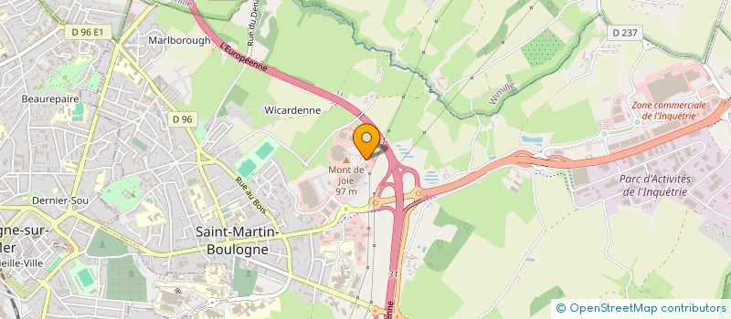 localisation de l'entreprise PLANET'RACING à SAINT-MARTIN-BOULOGNE