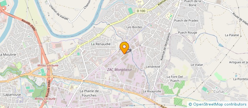 localisation de l'entreprise PLANET'REEMPLOI à ALBI