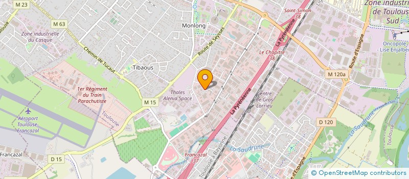 localisation de l'entreprise PLANET REPAS à TOULOUSE