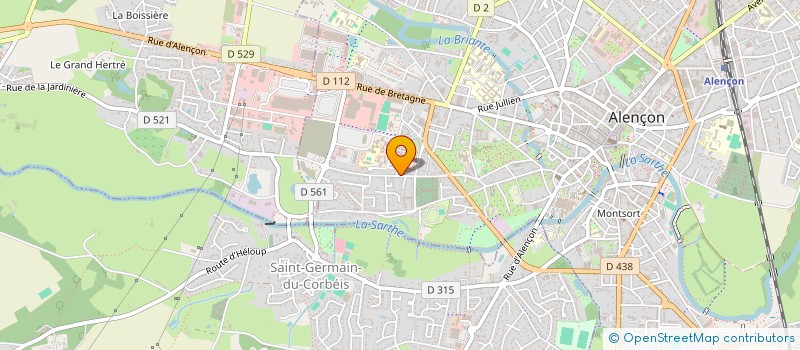 localisation de l'entreprise PLANET REZO à ALENCON
