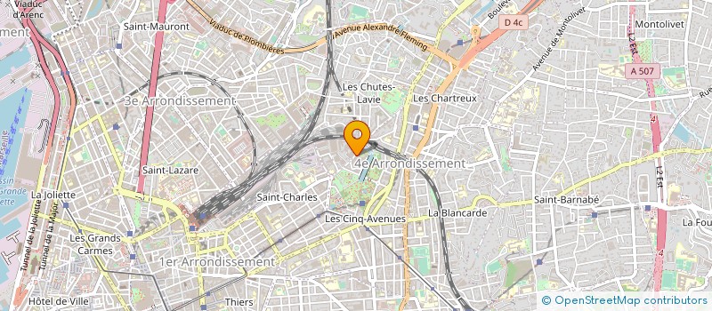 localisation de l'entreprise PLANET S WINK à MARSEILLE