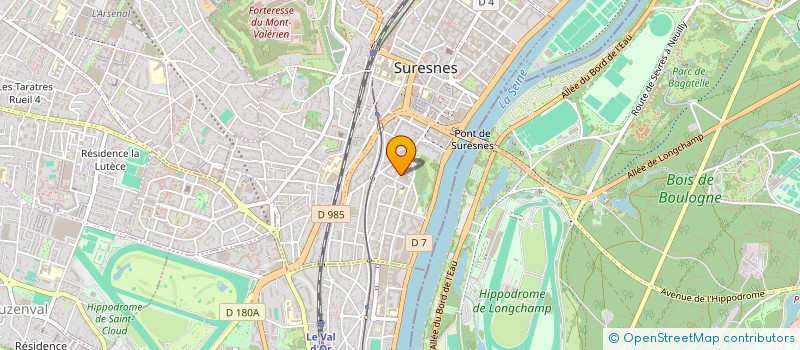 localisation de l'entreprise PLANET SPORT EQUIPMENT à SURESNES