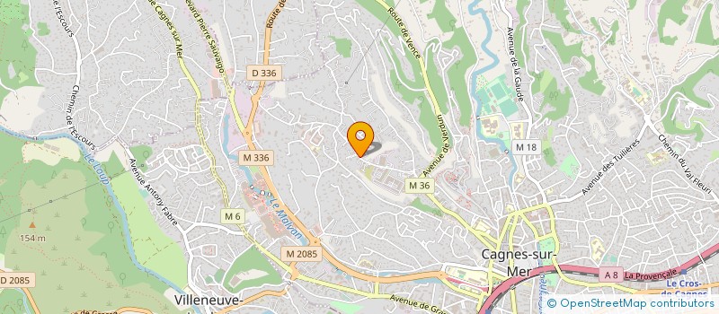 localisation de l'entreprise PLANET STAFF à CAGNES SUR MER