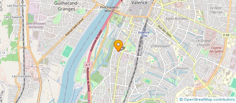 localisation de l'entreprise PLANET THERAPY DOG  VALENCE