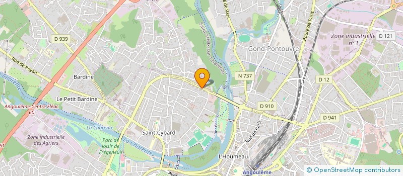 localisation de l'entreprise PLANET VIDEO MULTIMEDIA à ANGOULEME