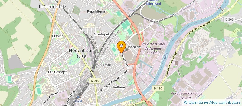 localisation de l'entreprise PLANET ZHANG  NOGENT-SUR-OISE