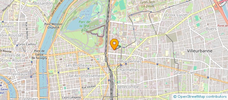 localisation de l'entreprise PLANET3D ENGINEERING  VILLEURBANNE