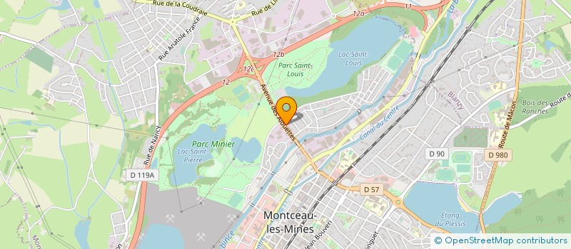 localisation de l'entreprise PLANETAUTO CENTER  MONTCEAU-LES-MINES