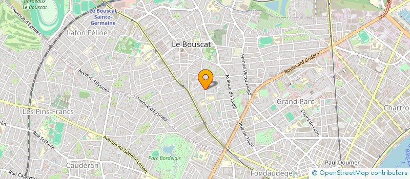 localisation de l'entreprise PLANETAVENTURE à LE BOUSCAT
