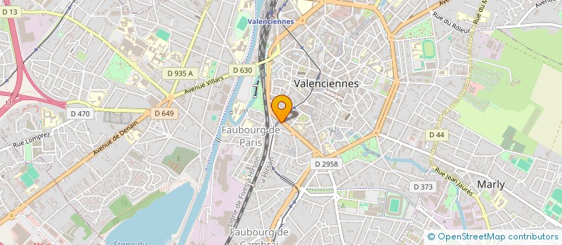 localisation de l'entreprise PLANETE 0259 à VALENCIENNES