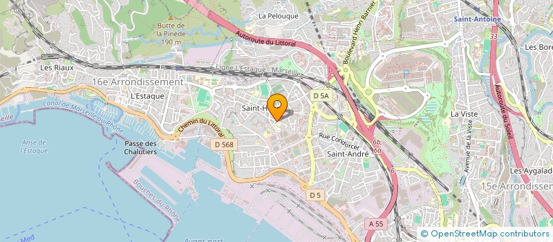 localisation de l'entreprise PLANETE 13 LOCATION à MARSEILLE