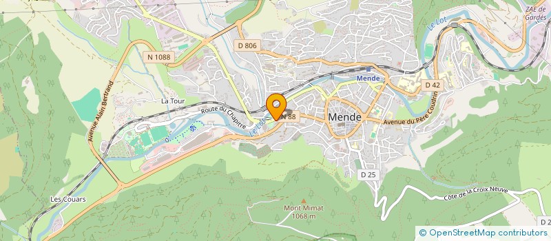 localisation de l'entreprise PLANETE 2 ROUES SARL  MENDE