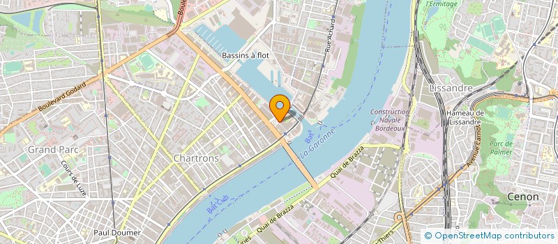 localisation de l'entreprise PLANETE AIR à BORDEAUX