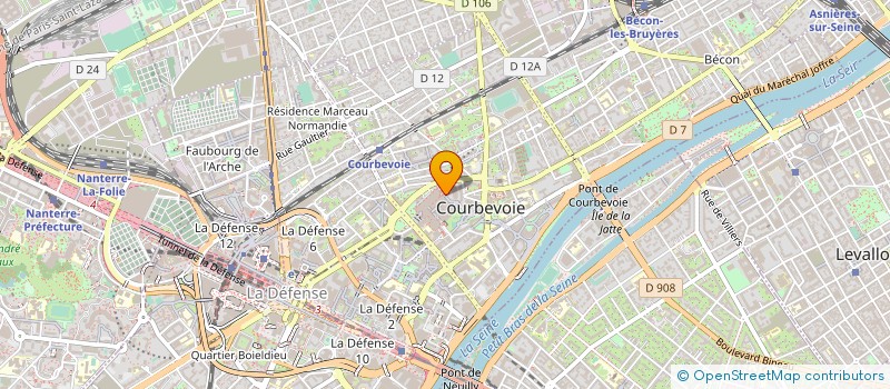 localisation de l'entreprise PLANETE AMAZONE à COURBEVOIE