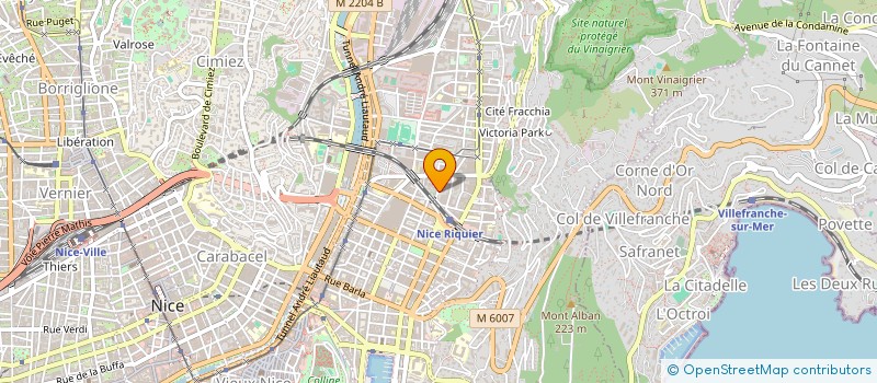 localisation de l'entreprise PLANETE AMBULANCES à NICE