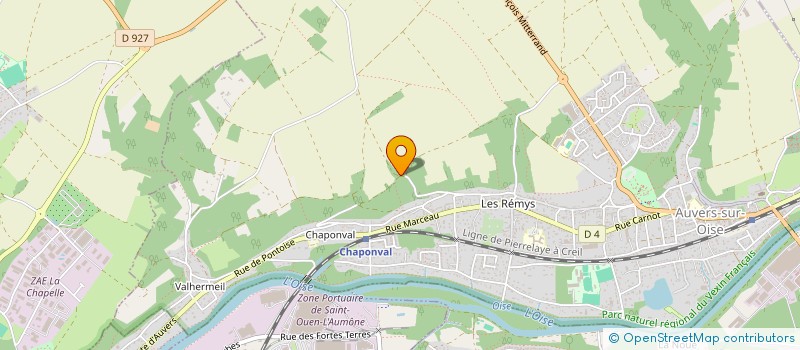localisation de l'entreprise PLANETE ARC EN CIEL à AUVERS-SUR-OISE