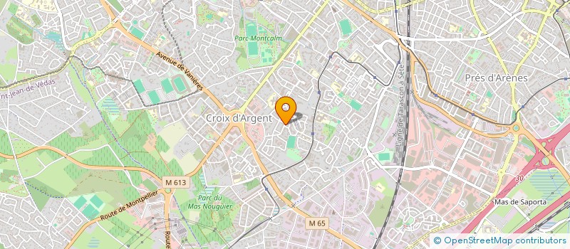 localisation de l'entreprise PLANETE ARIADNE à MONTPELLIER
