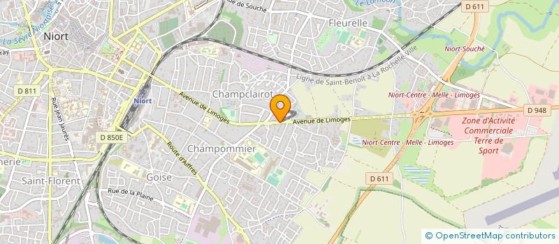 localisation de l'entreprise PLANETE AUTO à NIORT