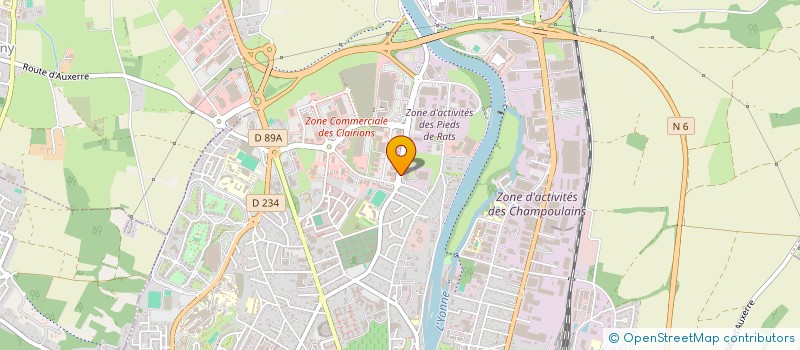 localisation de l'entreprise PLANETE AUTO à AUXERRE