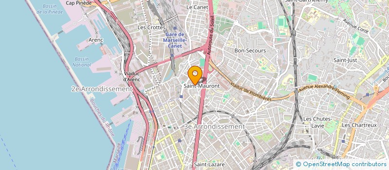 localisation de l'entreprise PLANETE AUTO à MARSEILLE