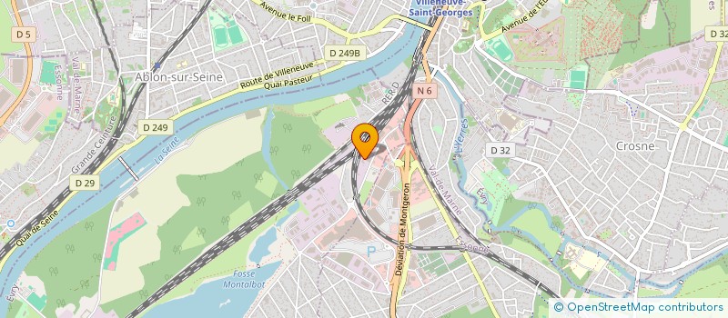 localisation de l'entreprise PLANETE BEBE  VIGNEUX-SUR-SEINE