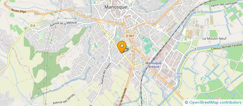 localisation de l'entreprise PLANETE BIEN ETRE à MANOSQUE