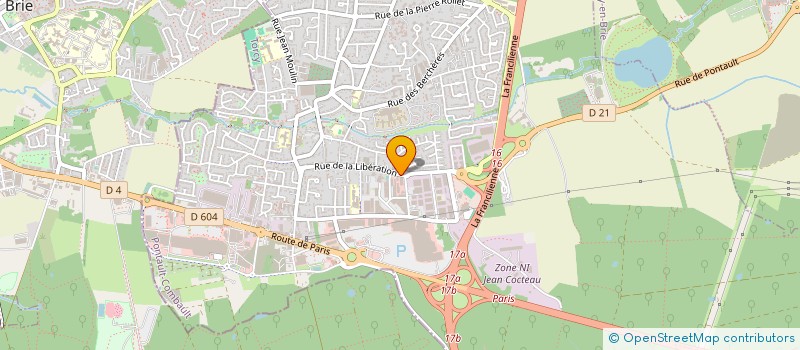 localisation de l'entreprise PLANETE BILLARD à PONTAULT-COMBAULT