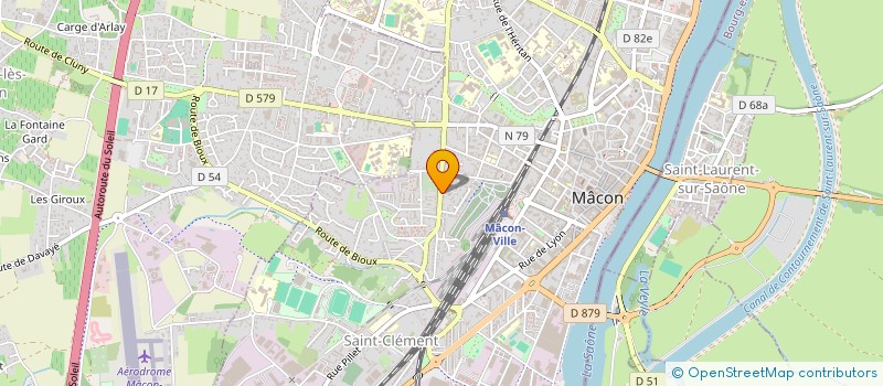 localisation de l'entreprise PLANETE BILLARD 71 à MACON