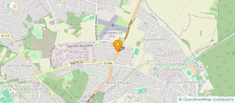 localisation de l'entreprise PLANETE BISOUS N'OURS à CHELLES