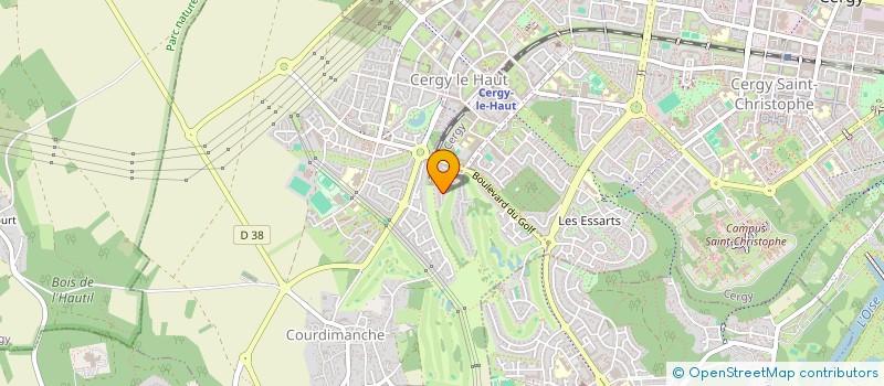 localisation de l'entreprise PLANETE BLEUE  COURDIMANCHE