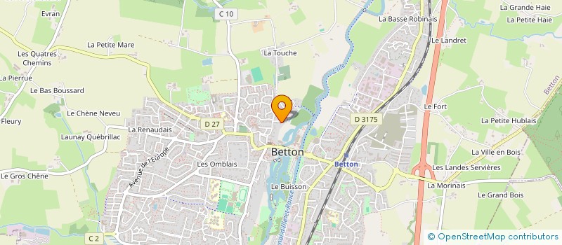 localisation de l'entreprise PLANETE BREIZH à BETTON