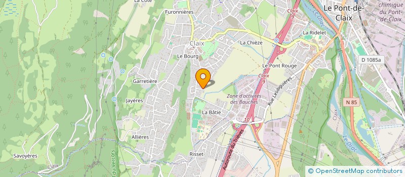 localisation de l'entreprise PLANETE CARP'BOUILLE à CLAIX