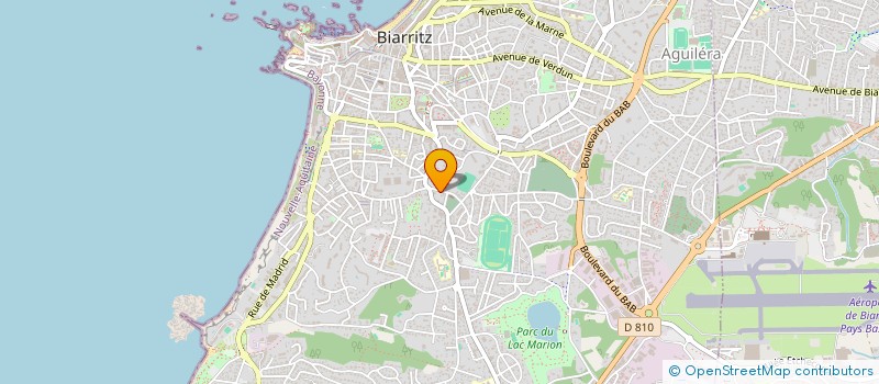 localisation de l'entreprise PLANETE CARRELAGES  BIARRITZ