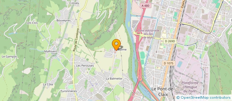 localisation de l'entreprise PLANETE CARTON  CLAIX