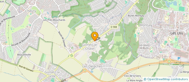 localisation de l'entreprise PLANETE CETOINES à GOMETZ-LE-CHATEL
