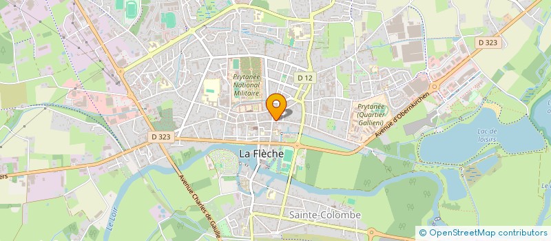 localisation de l'entreprise PLANETE CHICKEN  LA FLECHE