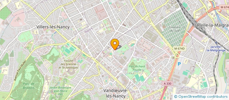 localisation de l'entreprise PLANETE CLE DE SOL  VANDUVRE-LES-NANCY