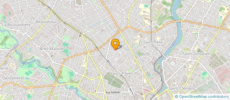 localisation de l'entreprise PLANETE COIFFURE à NANTES