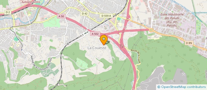 localisation de l'entreprise PLANETE COMBAT à AUBAGNE